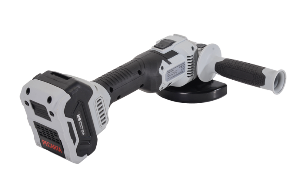 Углошлифовальная машина аккумуляторная Ресанта АУШМ-125/20Li (в комплекте 1 АКБ и ЗУ) в кейсе