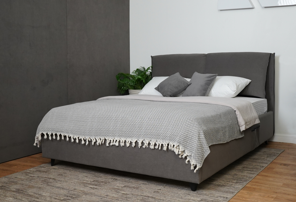 Кровать Венеция 1,8 Графит Софт