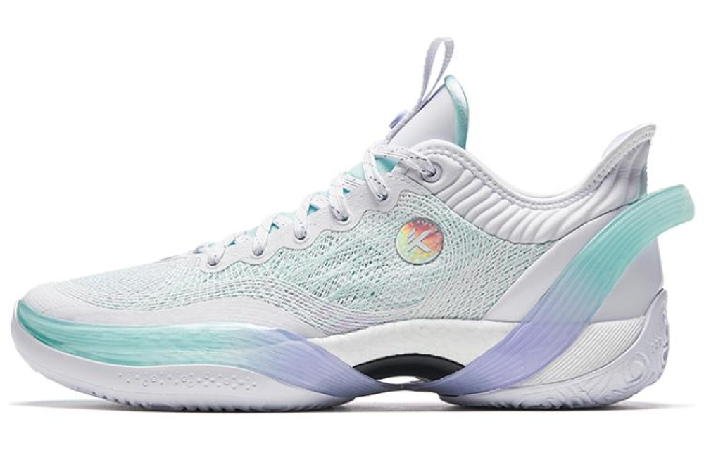 ANTA Three point Rain1.0 Basketball Shoes Men"s Low top White/Green