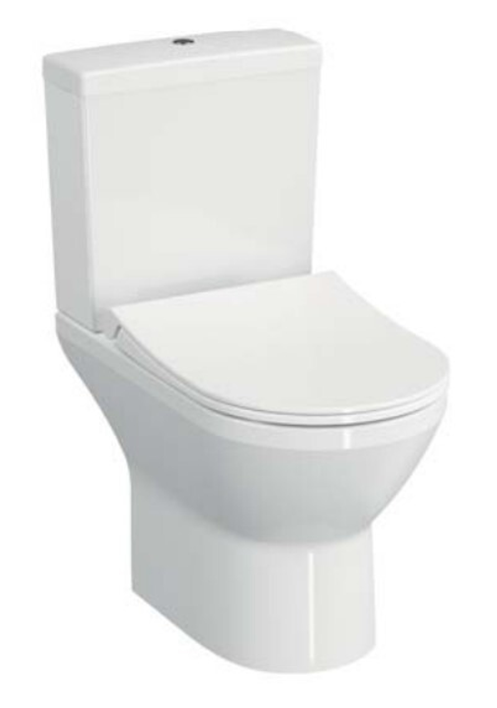 Унитаз-компакт VitrA Integra Round Open-Back с тонким сиденьем микролифт 9833B003-7206