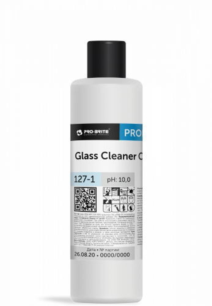 PRO-BRITE GLASS CLEANER CONCENTRATE моющий концентрат для стёкол и зеркал, 1 л