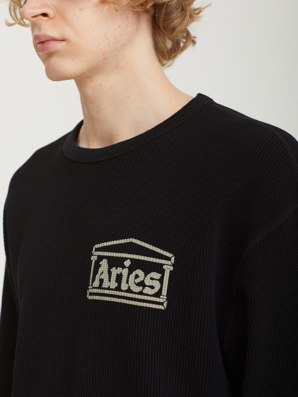 Мужской Лонгслив Reversible Temple Waffle