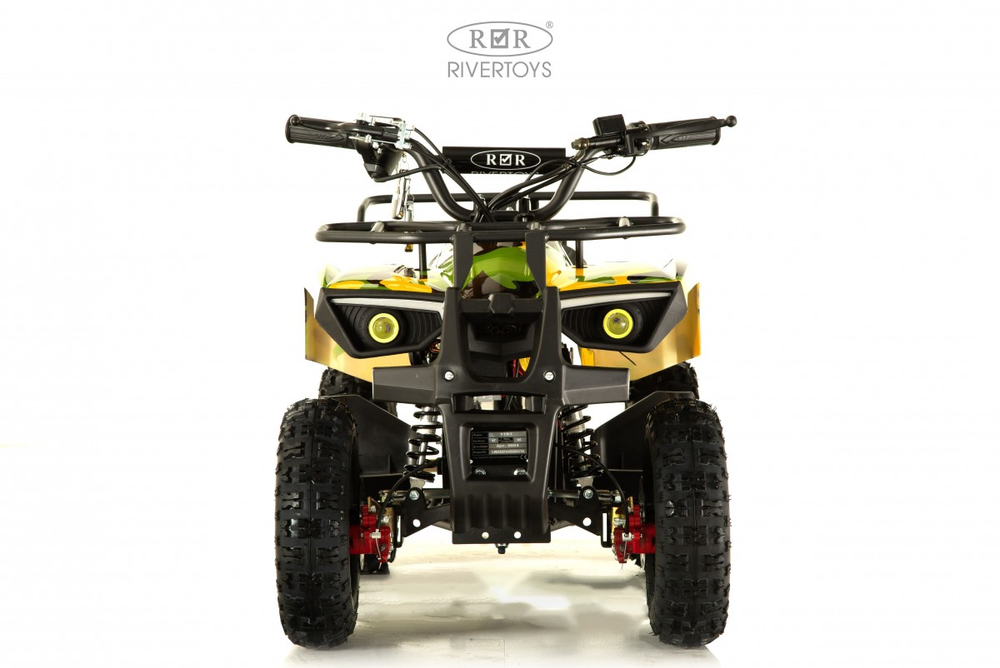 Детский электроквадроцикл TIKI Желтый камуфляж