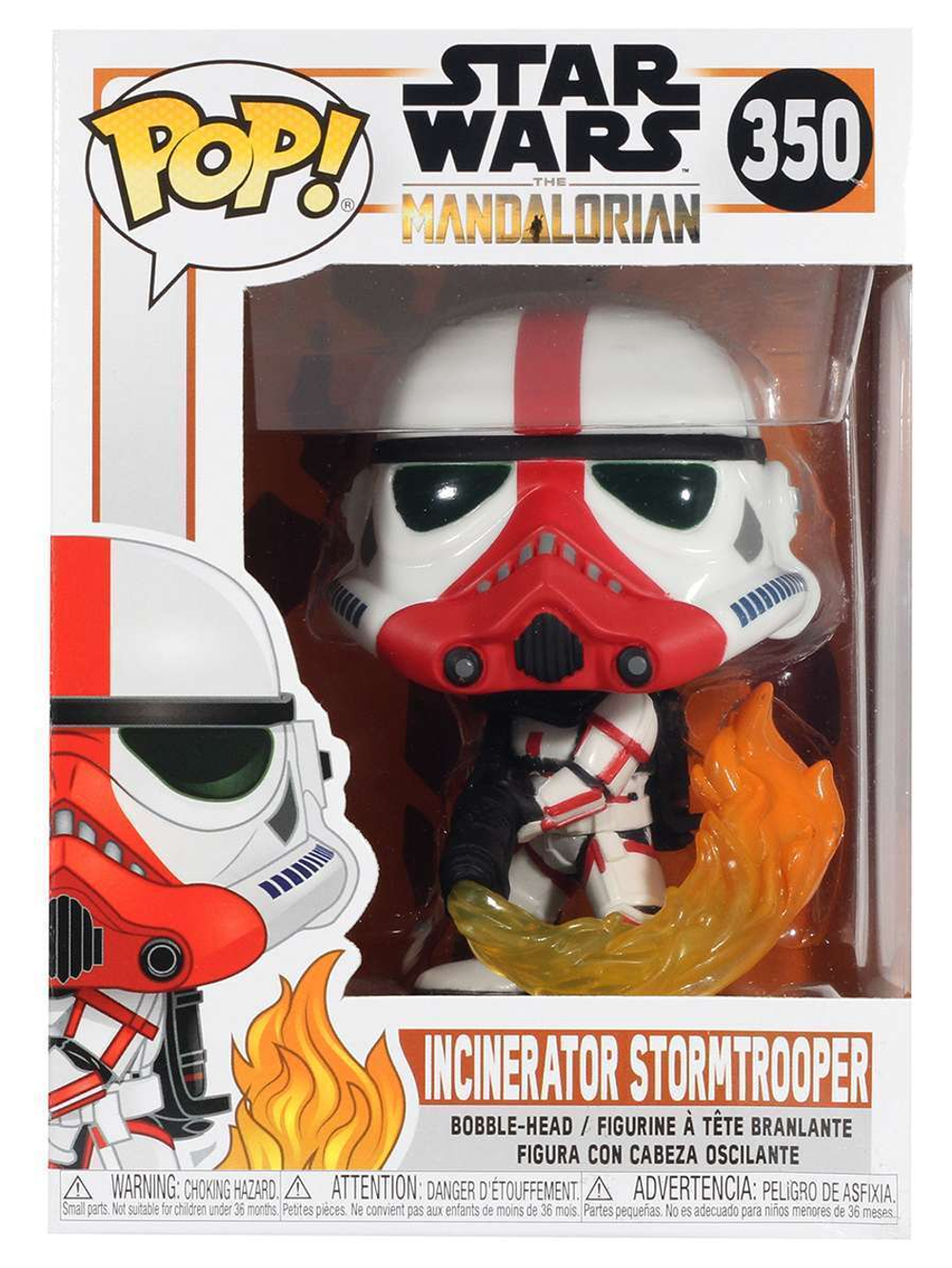Фигурка Funko POP! Bobble Star Wars Mandalorian Incinerator Stormtrooper (350) 45542