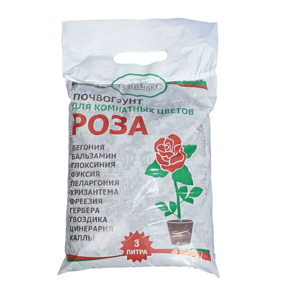 Почвогрунт 3л «Роза» Гумимакс