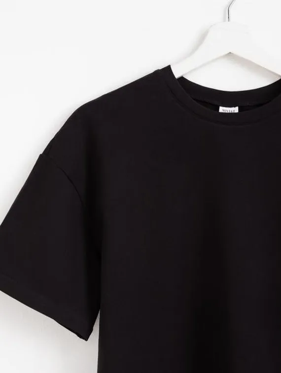 Футболка женская MINAKU: Оversize, цвет чёрный, р-р 50