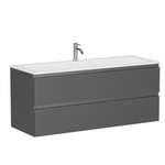 Тумба подвесная под раковину Sancos Folk, Grey soft 1195х445х500