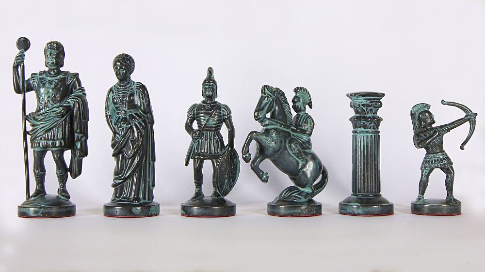 Manopoulos Шахматы подарочные Античные войны