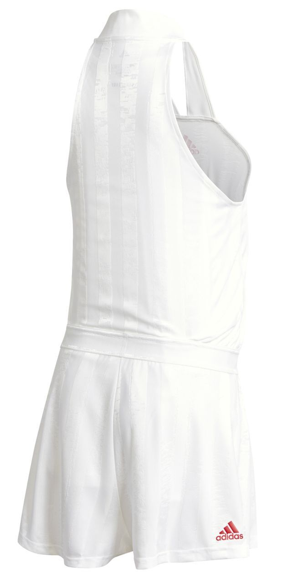 Теннисное платье Adidas All-In-One Dress W - white/scarlet