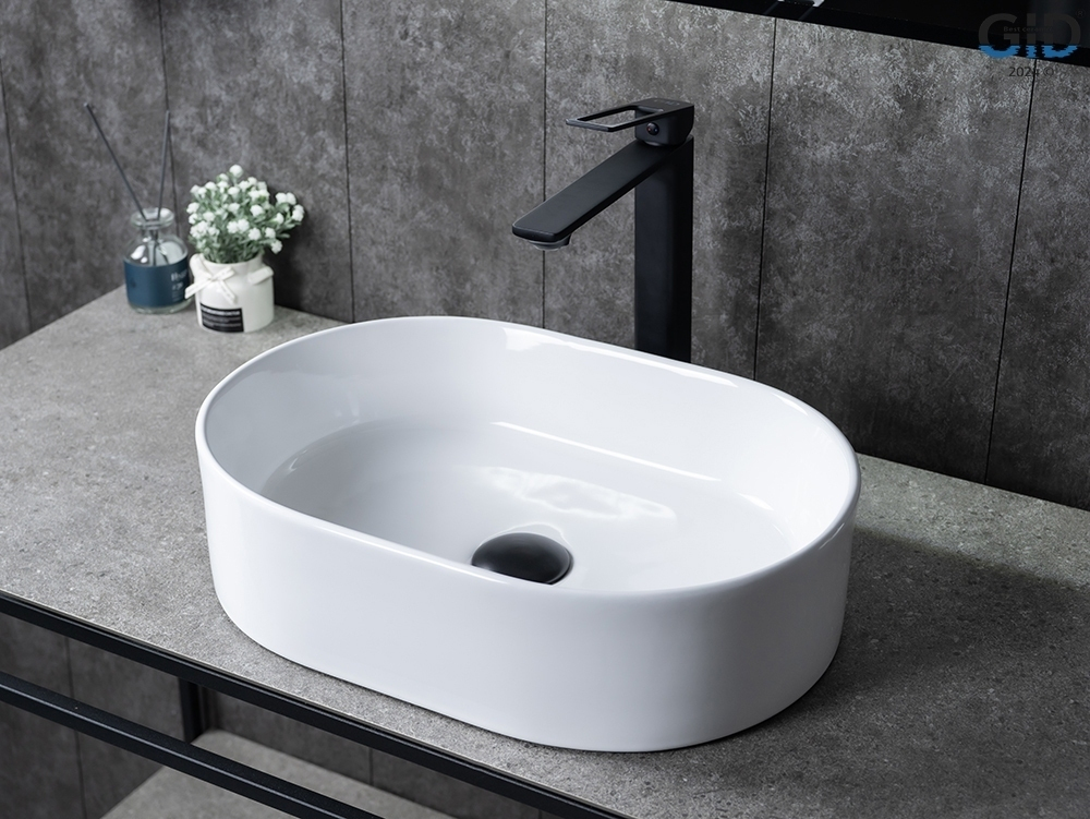 Раковина Gid N1330 51239 накладная белая 46.5x32x12