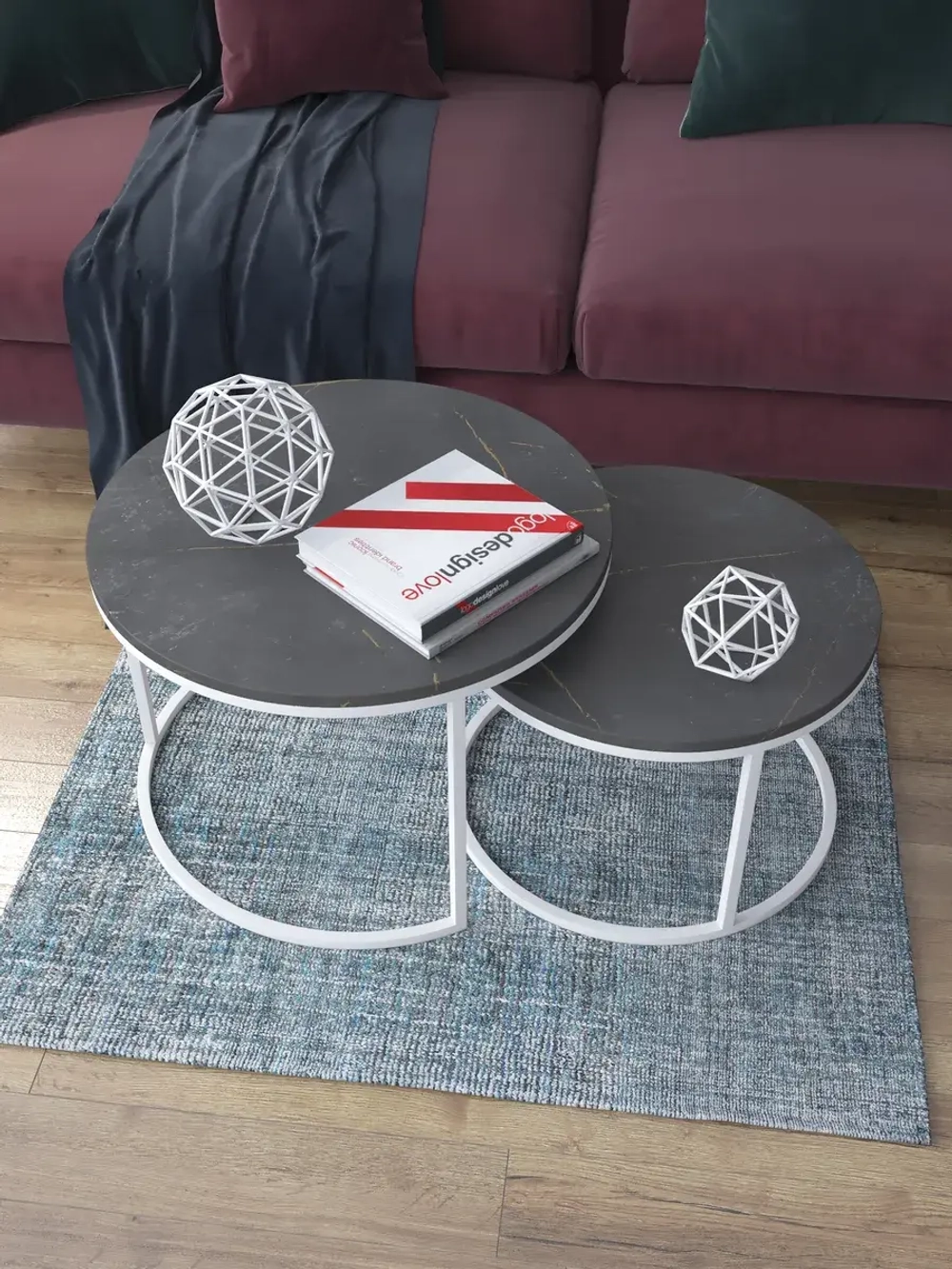 Комплект журнальных столов Акцент - БЗЧ - МДФ в ПВХ