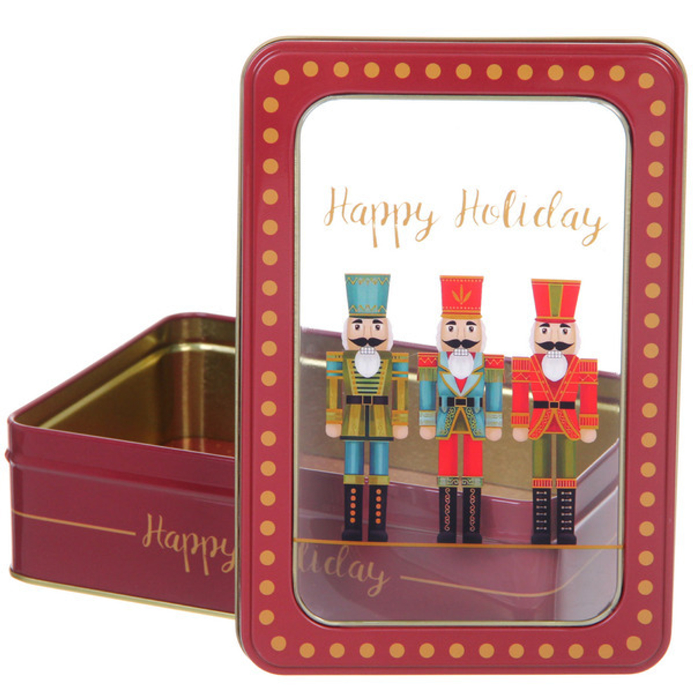 Банка жестяная «Щелкунчик» 19*13*5,7см