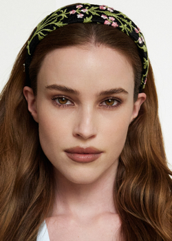 Ободок плоский из кружева