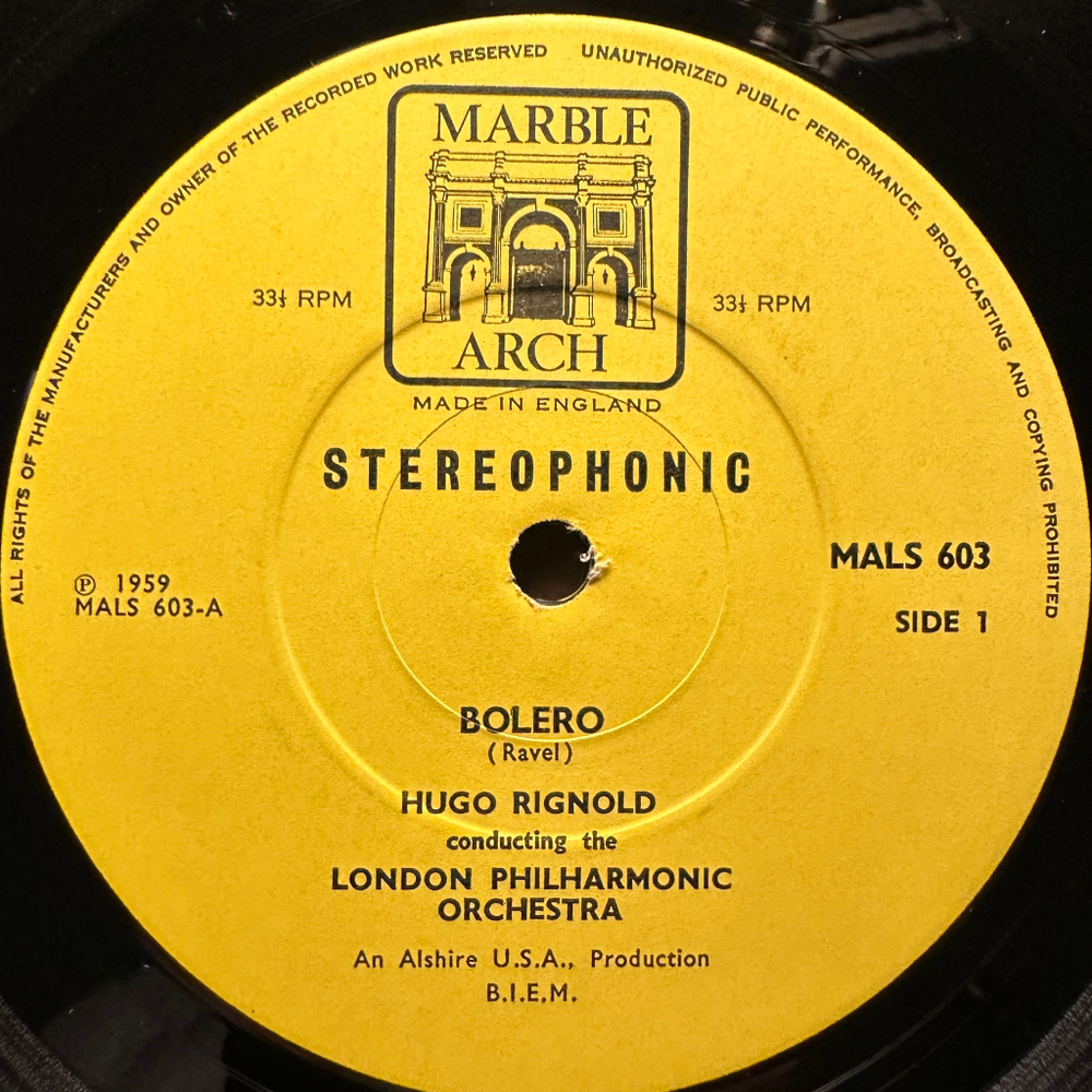 Равель - Болеро (Англия 1966г.)