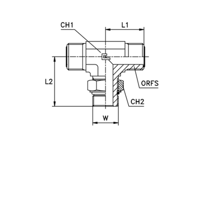 Штуцер FMTA D06 ORFS 9/16 - UNF 9/16