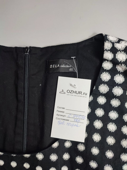 Платье Sela хлопковое стильное 46 размер