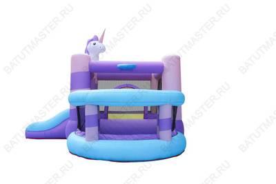 Батут для детей на дачу "Единорог" 2,95*2,7*2,4 м
