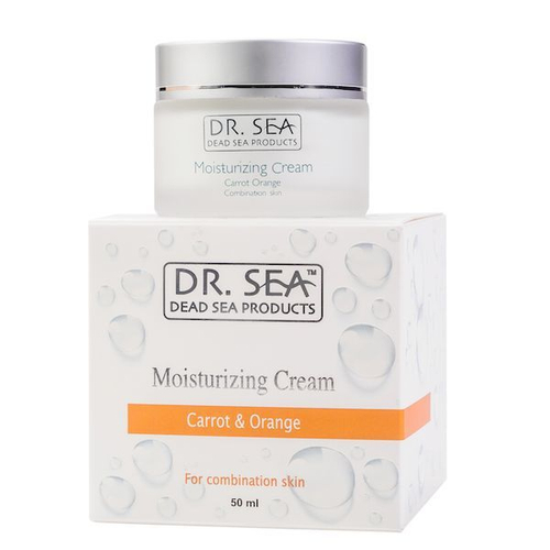 Крем для лица увлажняющий Dr.Sea с маслами моркови и апельсина 50мл