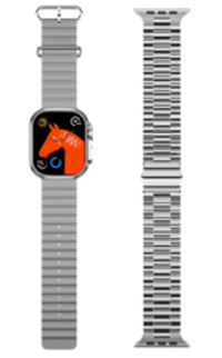 Смарт-часы CHAROME T8S Ultra Max (серебро) Call Version