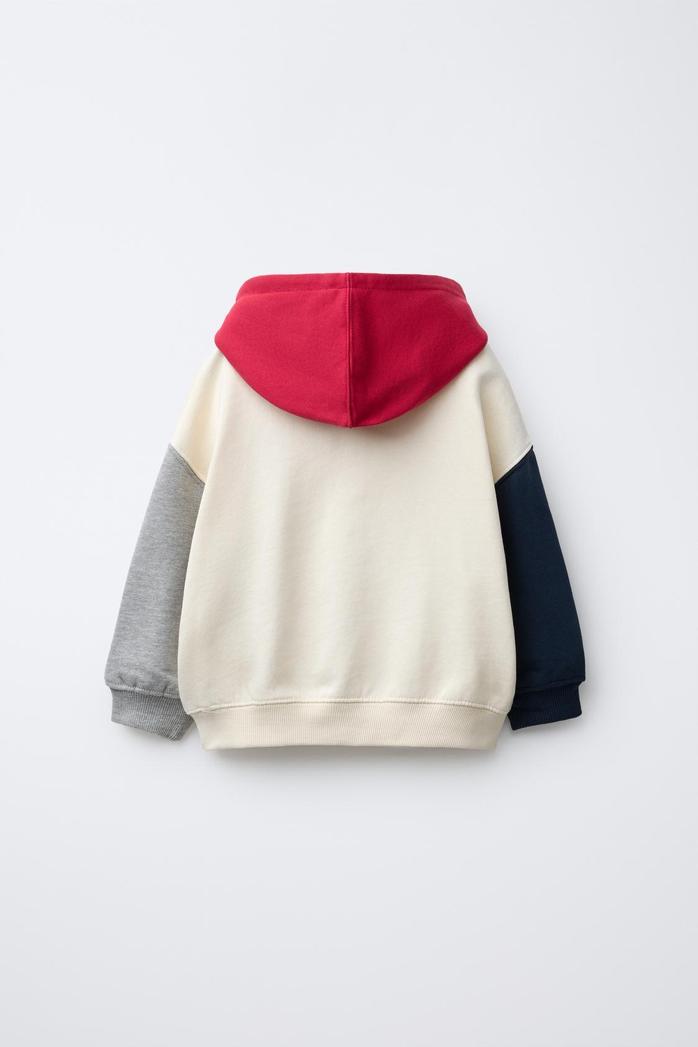 ZARA ТОЛСТОВКА COLOR BLOCK, РАЗНОЦВЕТНЫЙ