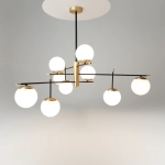 Люстра на штанге Maytoni NOSTALGIA MOD048PL-09G