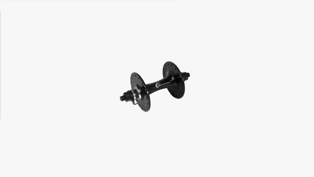 Втулка передняя FORMULA TRACK/FIX алюминий V-brake гайки, 32H ось 100x140мм, черная