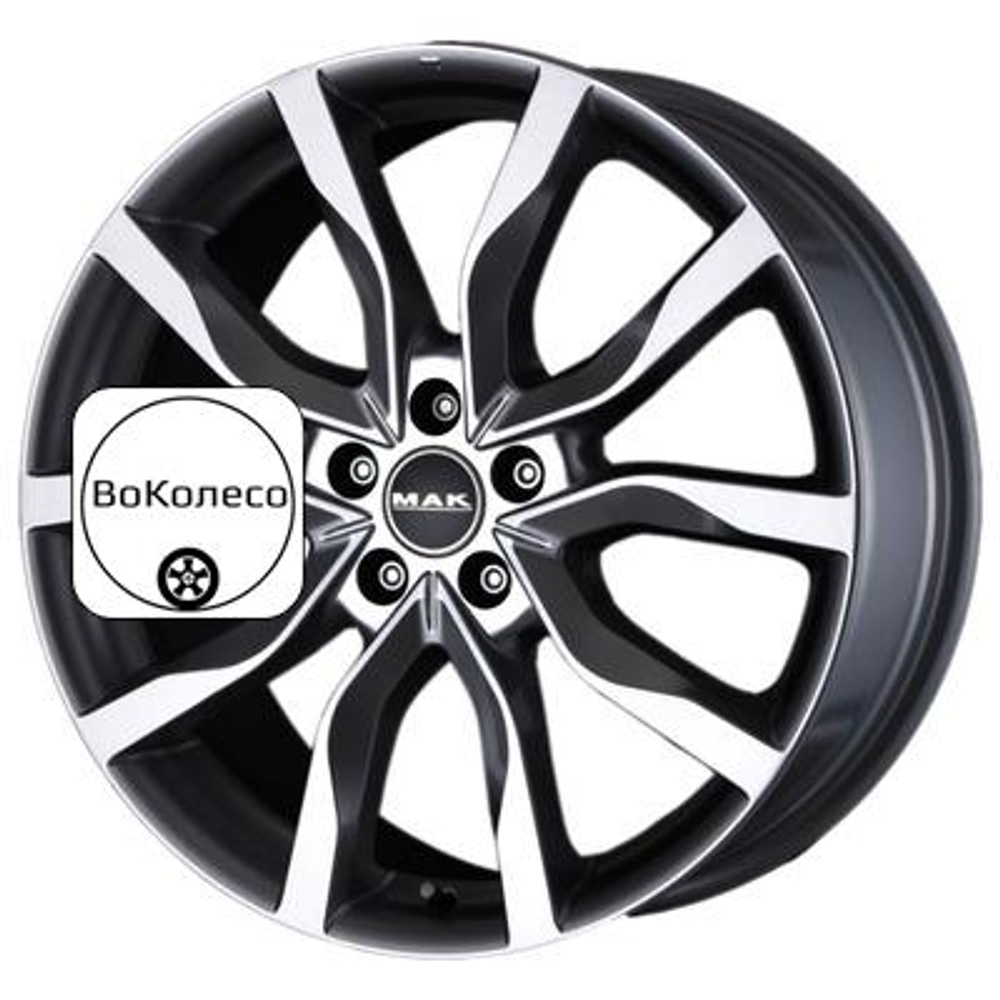 8x19/5x120 ET38 D72,6 Highlands Gunmetal Mirror Face MAK