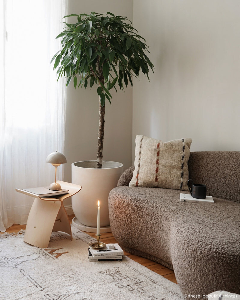 Ковер Lorena Canals Nomad Kerman Natural S (120x160 см)