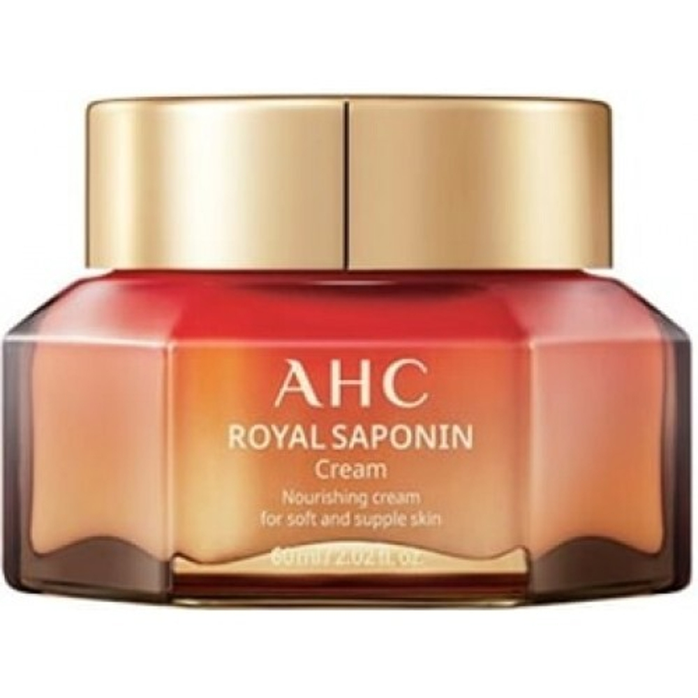 Крем для лица с комплексом женьшеня AHC Royal Saponin Cream 50 мл