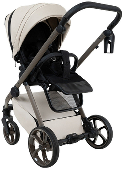 Детская коляска Pituso Sole Leather 2 в 1 PMPL/02 Latte