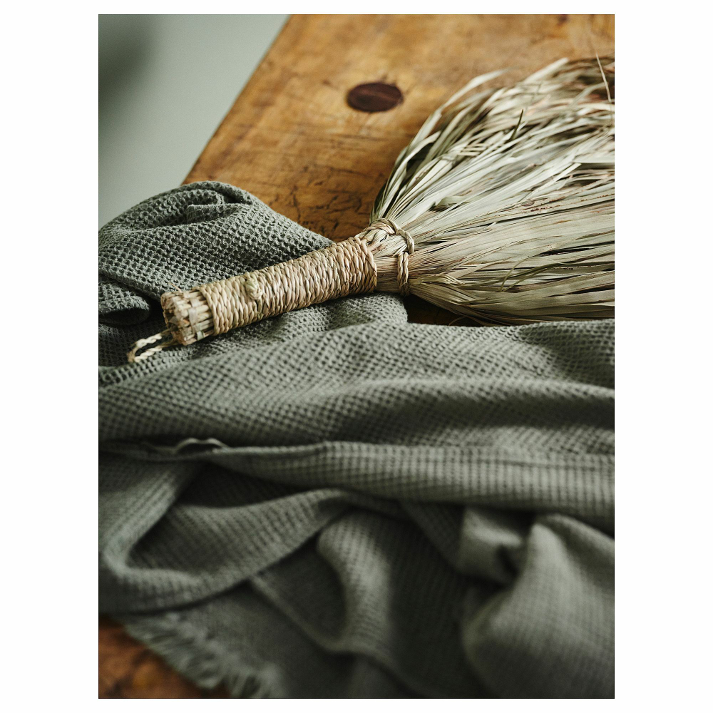 Полотенце IKEA VALLASAN (ВАЛЛАСОН), Хаки, 30х30 см