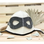 Шапка банная классическая « Летчик», цвет белый, (без упаковки)