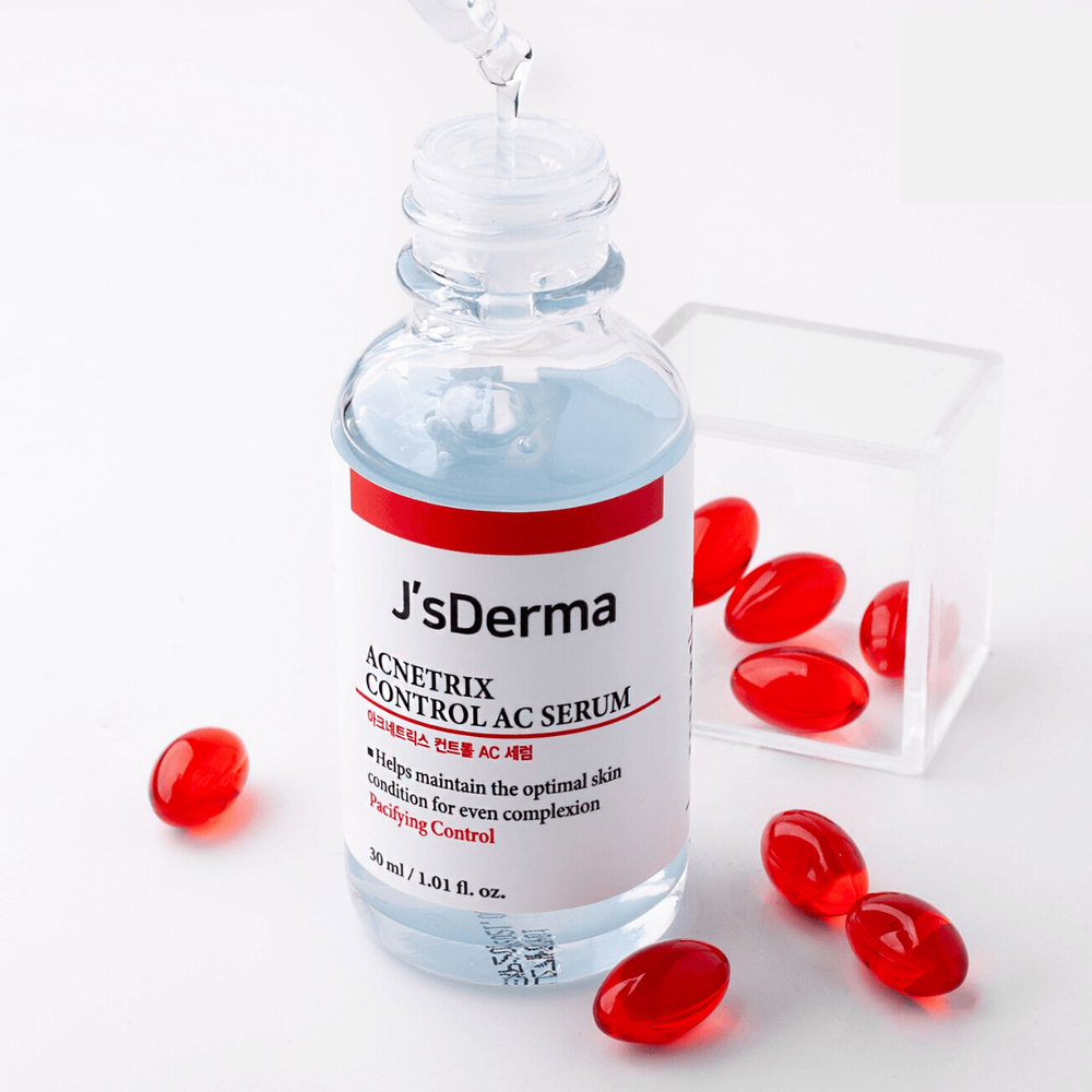 Сыворотка с ниацинамидом и цинком J’s Derma Anti Ac Serum Acnetrix Niacinamide 8% Zn-PCA 1%, 30 мл