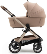 Коляска Agex Prima Pro 3 в 1 с автокреслом i-Safe S Black APP232 Beige (Бежевый)