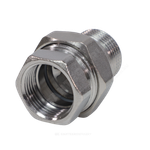 Соединитель латунь хром американка Ду 15 (1/2") прямой ВР/НР R18 Giacomini R18X003