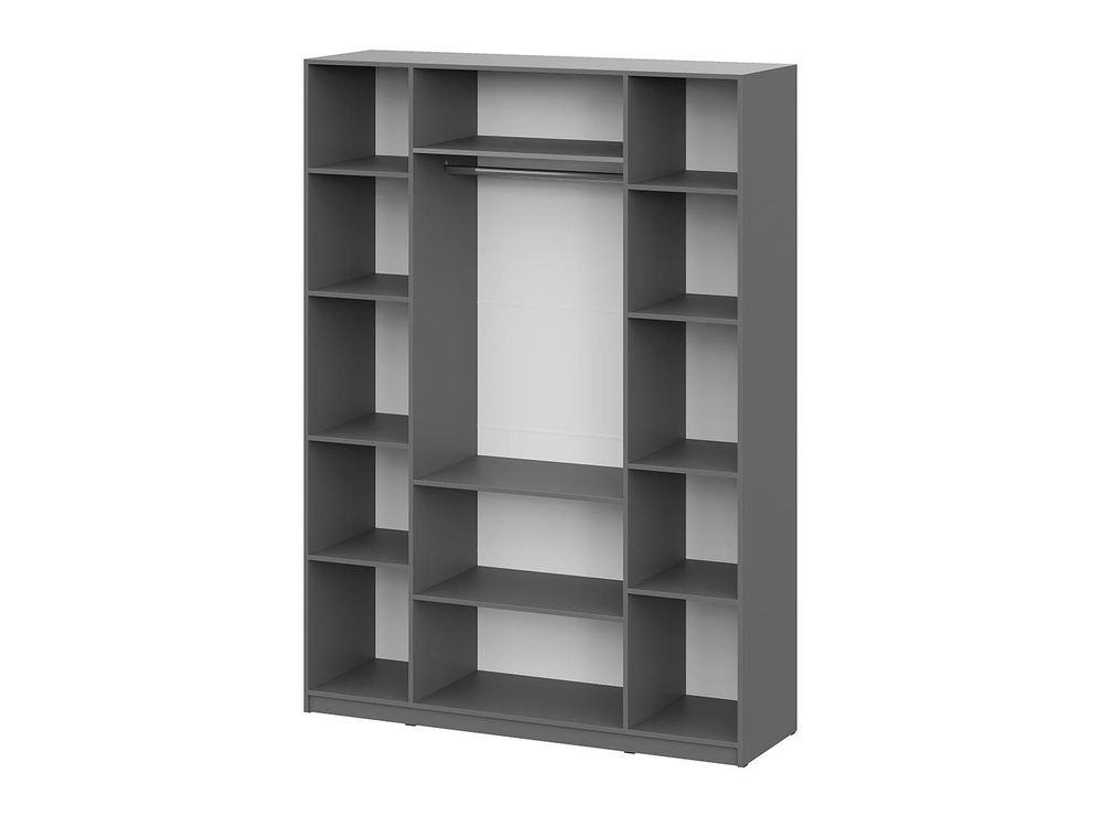 ШК 5 шкаф 1600 + полки 1 комплект / Графит
