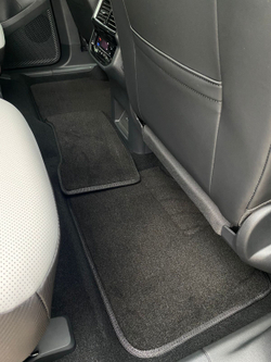 Ворсовые коврики LUX для Volkswagen Teramont (7 мест) 2018-н.в. Seintex.90025