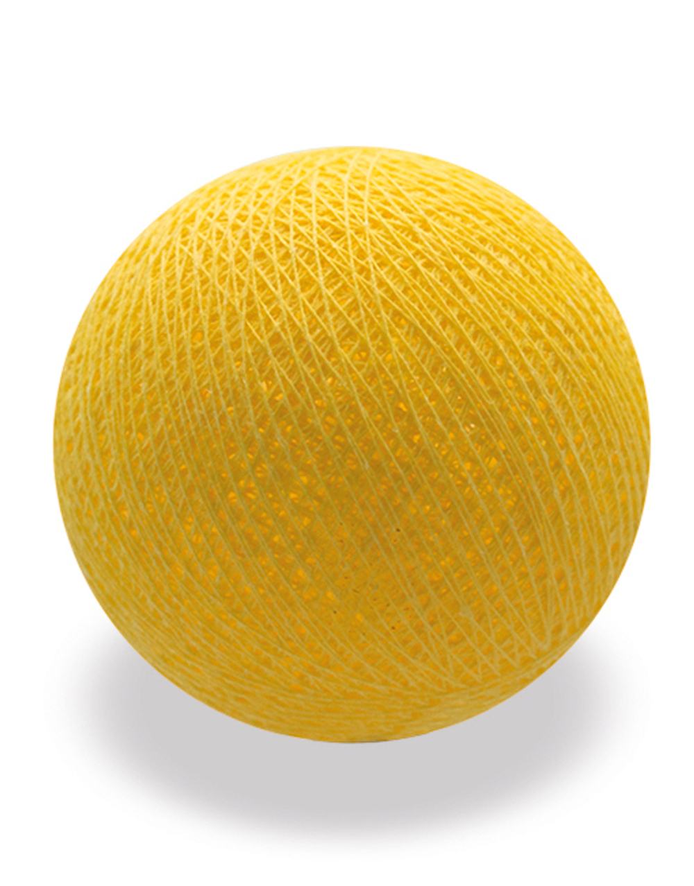 Хлопковый шарик лимон