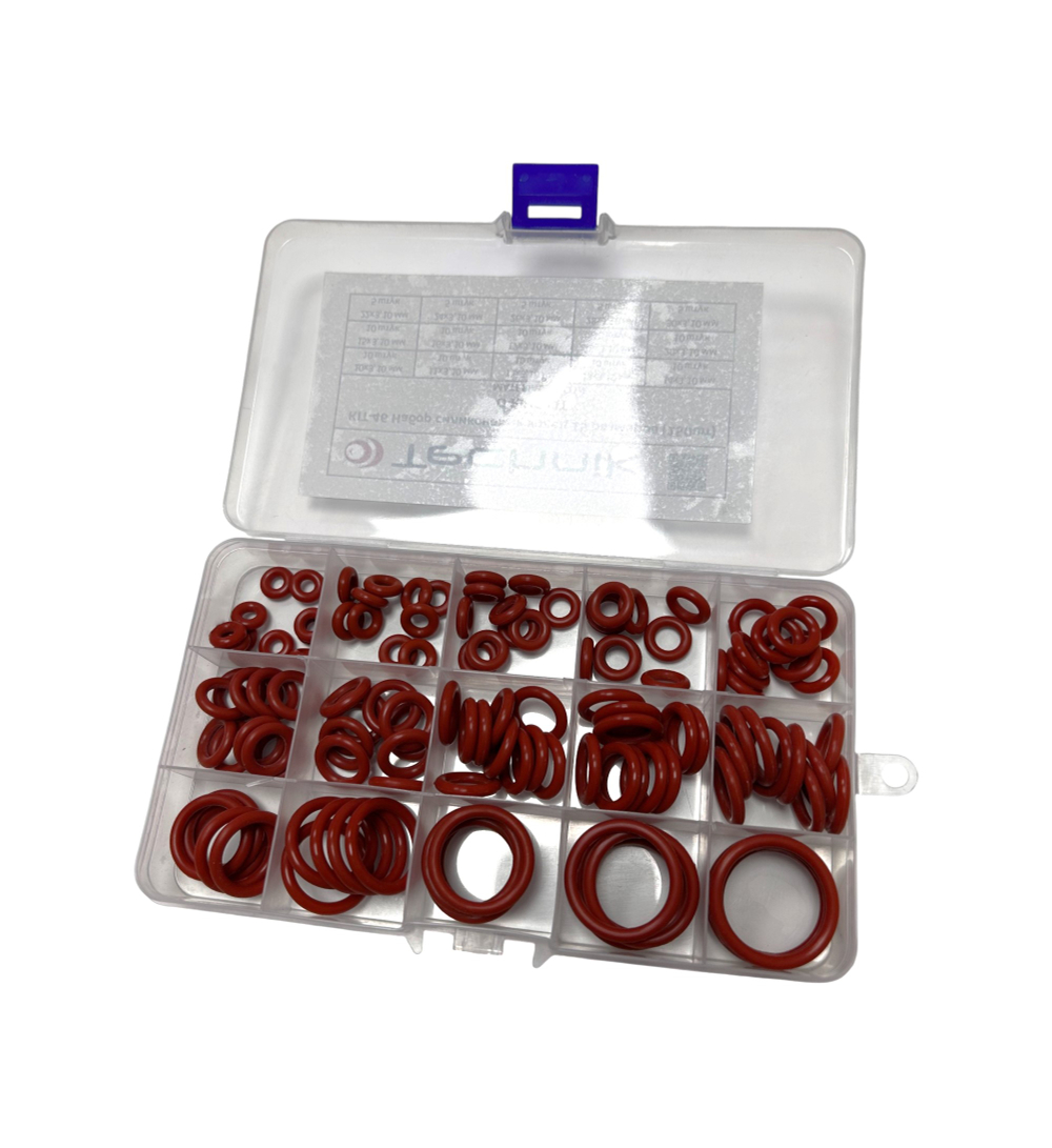 KIT-46 Набор силиконовых колец 15 размеров (150 шт.)