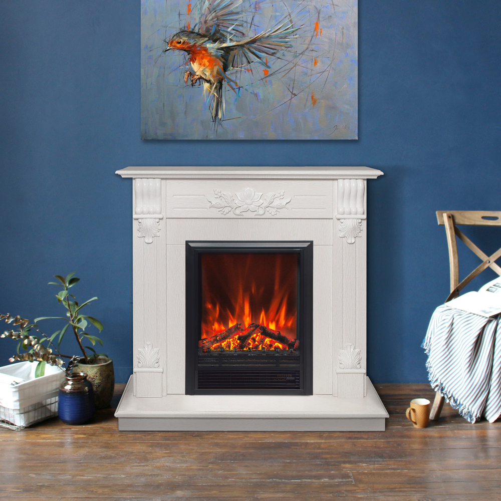 Каминокомплект Real Flame Ottawa WT с очагом Eugene