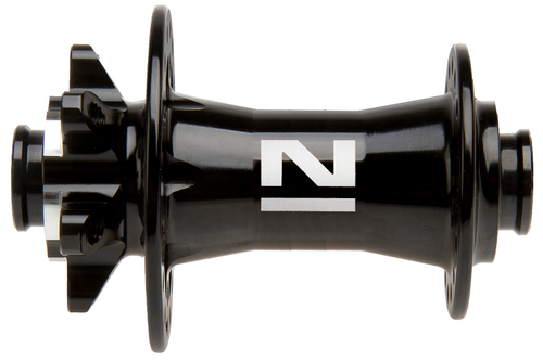 Втулка передняя 32отв. диск 2 картр. подш. д/оси 15мм 217г. б/экс. черная NOVATEС