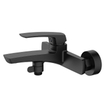 Смеситель для ванны Azario Conda с ручным душем, керамический картридж, шланг 150 см, черный матовый (AZ-K3011B)