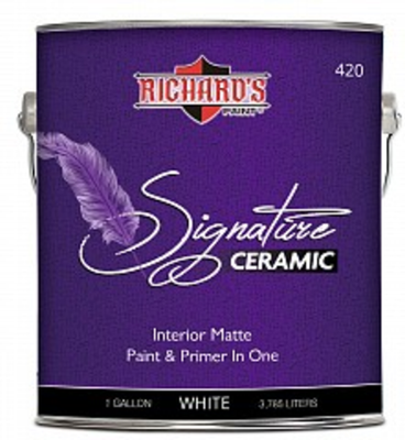 Антивандальная краска Richard's SIGNATURE CERAMIC MATTE для внутренних работ