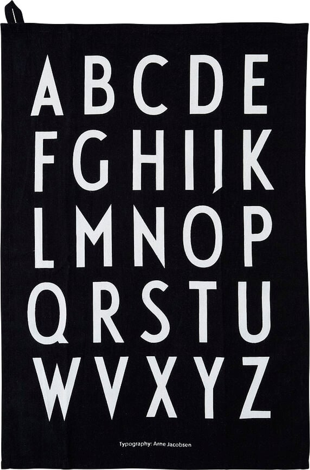Набор кухонных полотенец design letters aj, 2 шт., хлопок, 60 , чёрное · арт. fabr 10503000BLACK