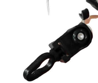 Бегунок на верёвке для эл.карниза (1 бег. на 6 см верёвки), чёрный для Trietex