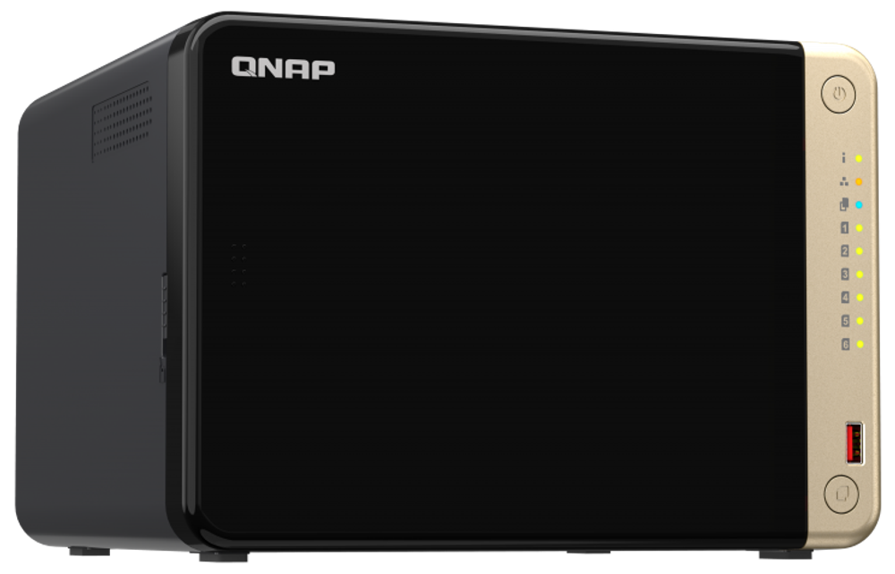 Сетевой RAID-накопитель  QNAP TS-664-8G