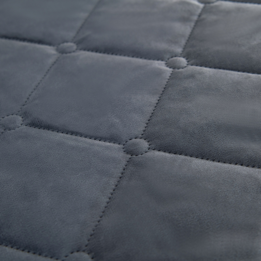 Велюровое покрывало ромб OVF030