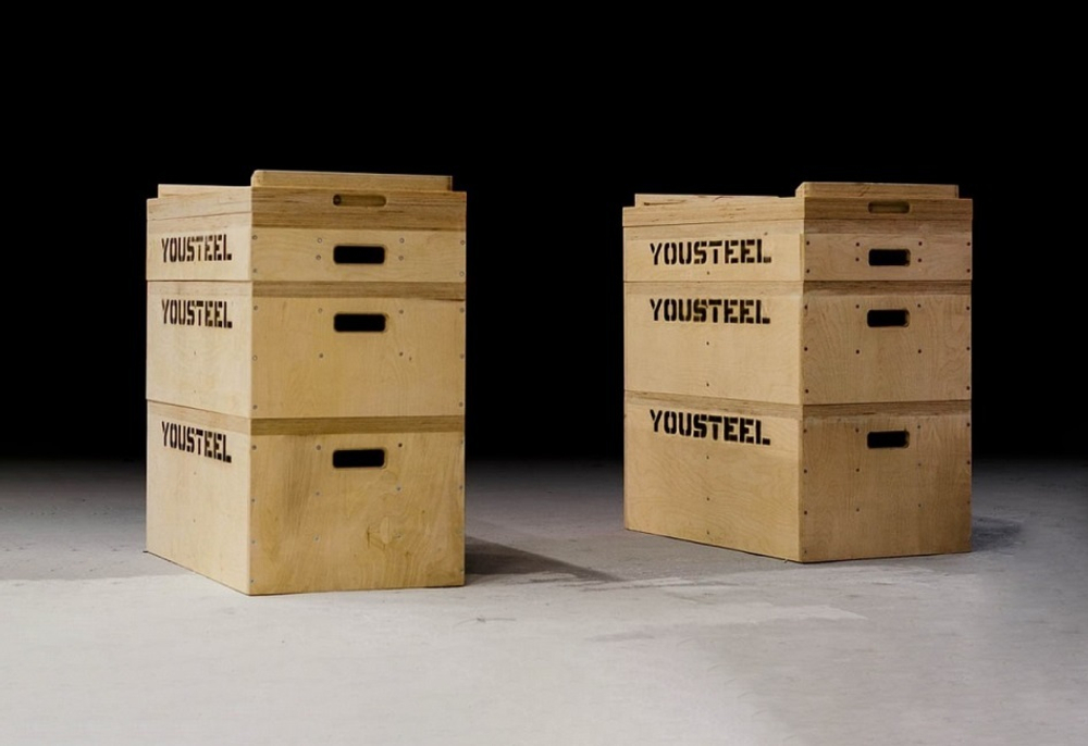 Набор тяжелоатлетических плинтов