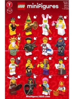 LEGO Minifigures Series 7 8831 Минифигурки 7 серия