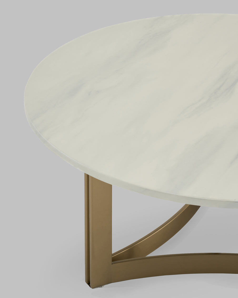 Журнальный столик Кассия 90*90 см светлая керамика